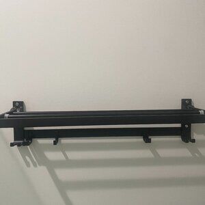 Wall-Mounted Metal Rack